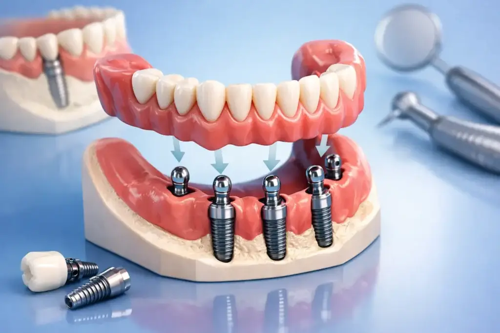 Prótesis sobre implantes completa: qué esperar