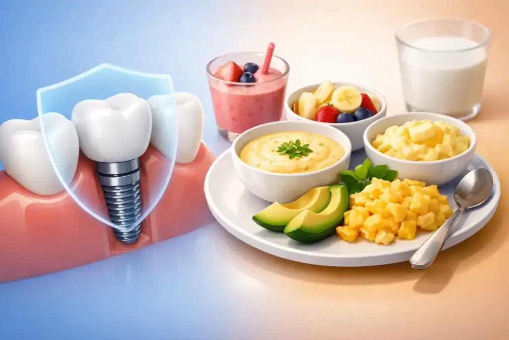 Qué comer tras implante dental sin molestias