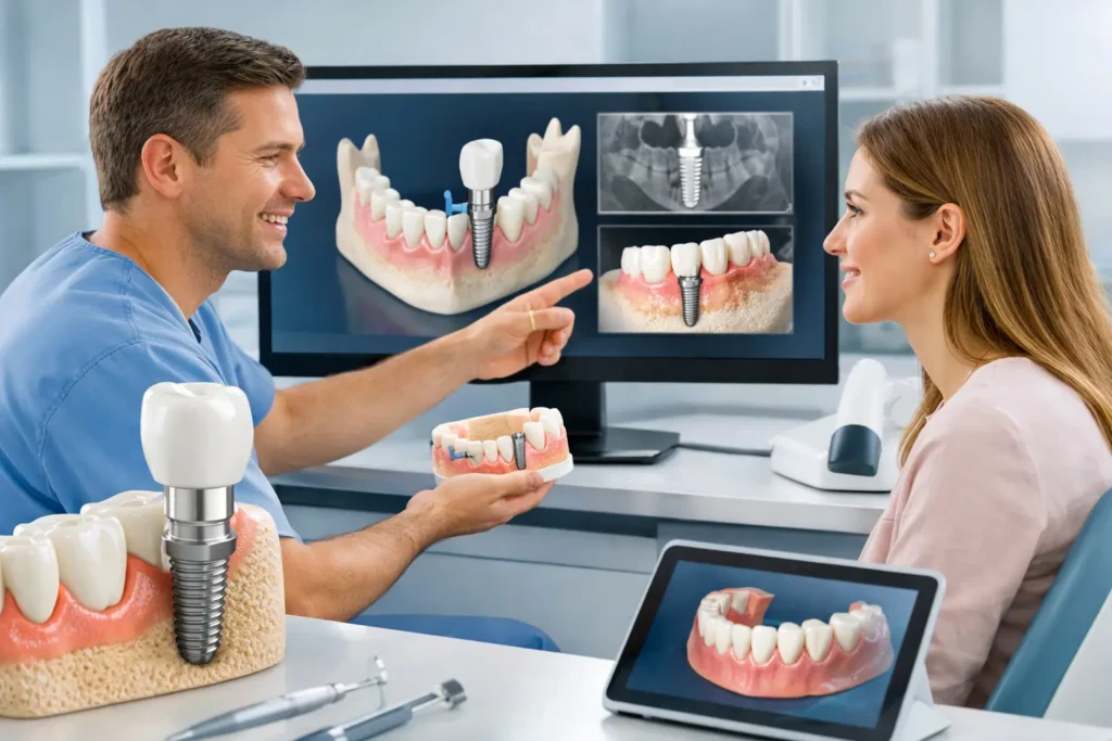 Guía de implantología dental digital para pacientes