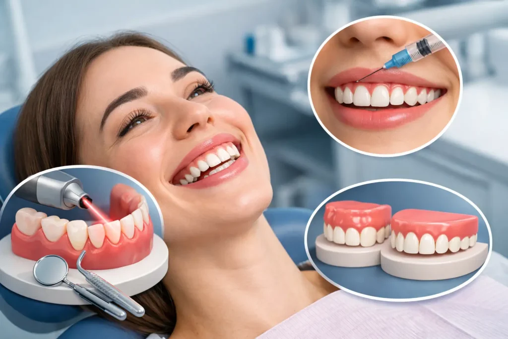 Mejores tratamientos para sonrisa gingival
