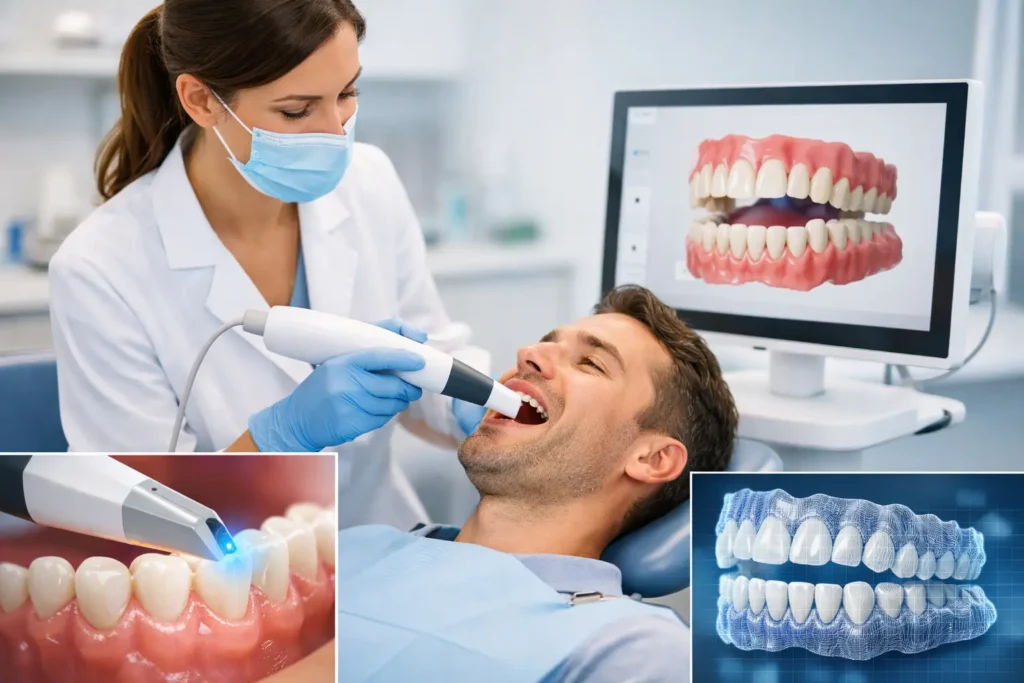 Escáner intraoral dental y precisión clínica